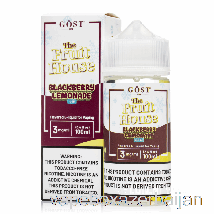 Vape Box Azerbaijan Iced Blackberry Lemonade - The Fruit House - GOST Vapor - 100mL 3mg